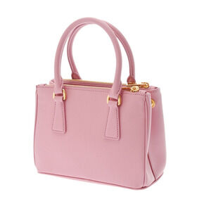 Prada Shoulder Pink Saffiano Galleria Bag 2way